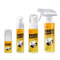 Car Interior Foam Cleaner Ceiling Leather Seat Cleaner Multipurpose Spray for Car and House Lemon Flavor Practical for Keeping Car Interior Fresh cute