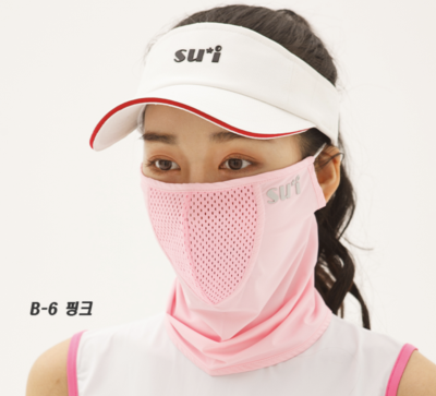[Made in Korea]หน้ากากกันแดด กัน  UPF 50++   ใส่ได้ทั้งชายหญิง กระชับเข้ากับรูปหน้า นุ่มสบาย น้ำหนักเบา ปรับขนาดได้ หายใจสะดวก ใส่แล้วเย็น