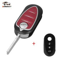 FKAM Dandkey เปลี่ยนรถ Key Case 3ปุ่มพับ Flip Key Shell สำหรับ Alfa Romeo Mito Giulietta159 GTA 147 156 166 GT Key Shell Lamci