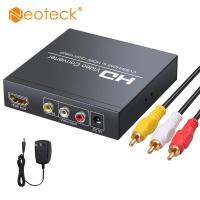 Neoteck 1080P AV + HDMIเป็นตัวแปลงHDMIพร้อมหูฟัง 3.5 มม.และCoaxial Stereo Audio HDMI AdapterสำหรับDVD