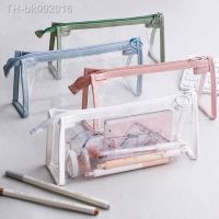 ✕ PVC Transparent Pencil Case Kawaii Waterproof Pencil Bags for Students Stationery School Supplies Portable Pen Pencil Pouch Bag