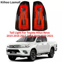 ไฟท้ายคู่สำหรับ Toyota Hilux Revo 2015 2016 2017 2018 2019 2020 2021ระบบไฟติดรถยนต์ไฟท้ายสัญญาณเลี้ยว Led อัตโนมัติ