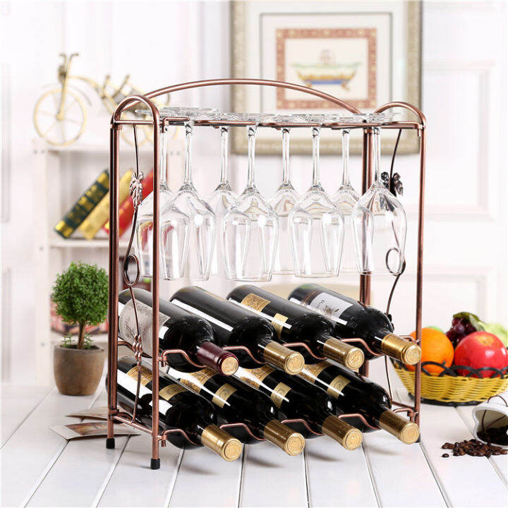 personality-wine-rack-8-bottle-of-8-cup-holder-red-wine-cup-holder-wine-rack-creative-wine-rack-goblet-rack-iron-art-wine-rack