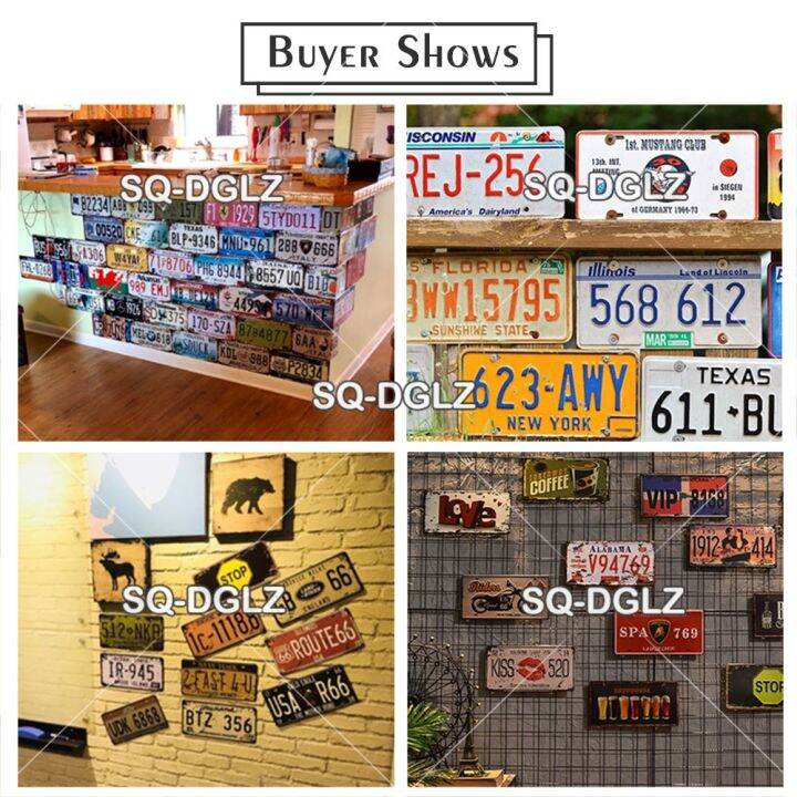 yf-sq-dglz-car-license-plate-metal-sign-plaque-tin-wall-bar-pub-number-poster-custom