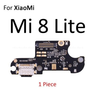 【♘COD Free Cas♘】 anlei3 แท่นชาร์จชาร์จ Usb บอร์ดพอร์ตพร้อมไมโครโฟน Xiaomi Mi สายเคเบิ้ลยืดหยุ่นสำหรับ9T Pro 9 8 Se A3 A1 A2 Lite