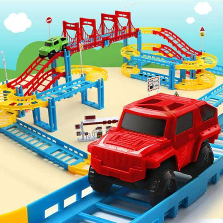 MummyK [2021 NEW] DIY Electric Railway Educational Toys Train Track