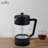 Dolity กาน้ำชาแก้วสแตนเลสเครื่องกรองชงกาแฟสำหรับตั้งแคมป์เดินทางบ้าน