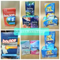 s46 Dryer Sheet แผ่นอบผ้า Downy / Snuggle / Bounce นำเข้าจาก  USA กลิ่นหอมติดผ้า ลดรอยยับ