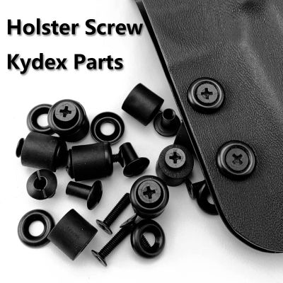 4 Sets Kydex Holster Screw Parts Fast-dialing Sheath Screw Fittings Making K Sheath DIY Waist Clip Screw Accessories