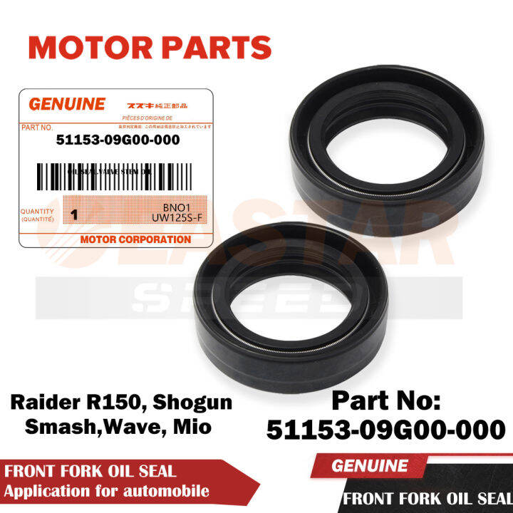 FRONT FORK OIL SEAL FOR SMASH/RAIDER R150/ Wave/Mio (51153-09G00-000 ...