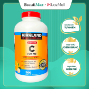 Viên nhai Vitamin C 500mg Kirkland Signature hỗ trợ làm đẹp da