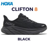 176 รองเท้าวิ่ง  ONE O  CLIFTON 8  Black รองเท้าผ้าใบ รองเท้าผ้าใบผู้ชาย รองเท้าผ้าใบผู้หญิง รองเท้าแฟชั่น sneaker lazada ส่งฟรี เก็บปลายทาง แถมฟรี