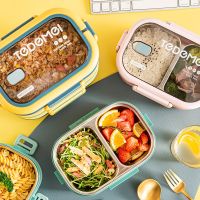 [COD] 304 stainless steel insulation lunch box double-layer portable multi-layer student bento rice packing