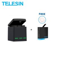 Telesin GoPro 8 / 7 / 6 / 5 Telesin Triple Charger Battery Kit (1 Triple Charger + 1 Battery) ฟรี กล่องแบต รับประกัน 1 ปี