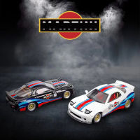 Time Micro 1:64 Model Car RX-7 Alloy Die-Cast Vehicle Display Collection -Mart Coating