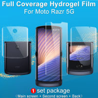 ~ Original Imak Motorola Razr 5G Full Cover Screen Protector Moto Razr 2 Razr2 2020 Front + Back + Inner Hydrogel Film