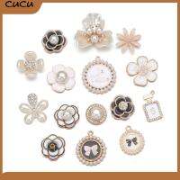 CUCU 5PCS สาว ไข่มุก Rhinestone เครื่องประดับแฟชั่น เสน่ห์การตกแต่งรองเท้า เสน่ห์รองเท้า อุปกรณ์รองเท้า