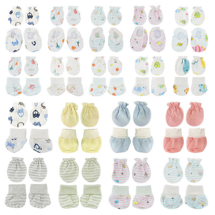Newborn and Infant Gloves and Socks Sets for Baby Lazada PH