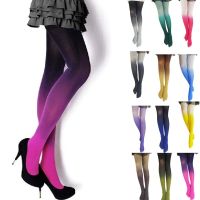 HOT14★2021 New Vintage Gradual Gradient Change Tights Stockings Women Girls Pantyhose Fashion Stocks