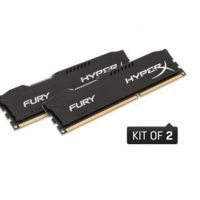 RAM KINGSTON DRAM HyperX FURY Memory Black Model : HX316C10FBK2/8