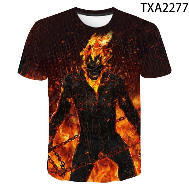 ghost-rider-3d-printed-t-shirts-trend-casual-short-sleeves-for-men-and-women