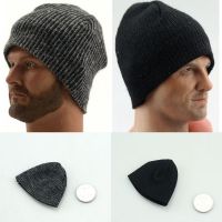 Black/Grey Color 1/6 Scale Male Soldier Figure Accessory Trendy Sweater Hat Cap Model for 12 inches Action Figure