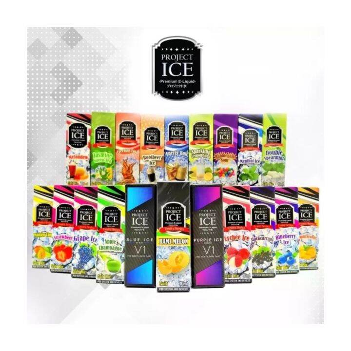 Project Ice Freebase & SaltNic Ready Stock ! ! Lazada