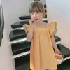 Bear leader đầm bé gái mùa hè mới 2022 đầm ngọt ngào cổ vuông tay bồng váy - ảnh sản phẩm 5
