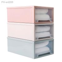 1pc Household Shoe box storage Plastic Transparent Stackable Drawer Shoe Storage Box case Rack Shelf Container Organizer