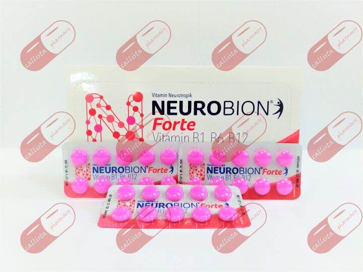 Neurobion Forte / Neurobion Pink / Vitamin Saraf Dan Otot / Vitamin B1 ...