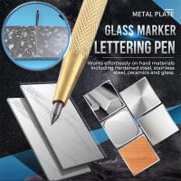 Metal Plate Glass Marker Lettering Pen Alloy scribe pen Metal Wood Cutting Marker Pencil for Glass Tile cutting