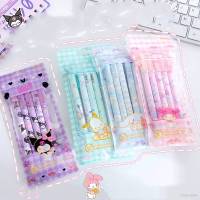 5PCS/set Sanrio Click ball pen Kuromi Cinnamoroll Melody POCHACCO gel pen