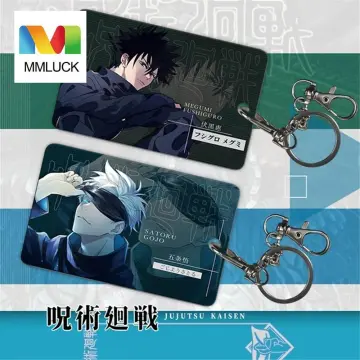 New 10pcs Anime Jujutsu Kaisen Lanyard Mobile Phone ID Card KeyChain Holder