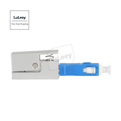 SC Square Bare Fiber Adapter Flange Temporarily Connected to OTDR Test Bare Fiber Coupler Fiber Optical Tools