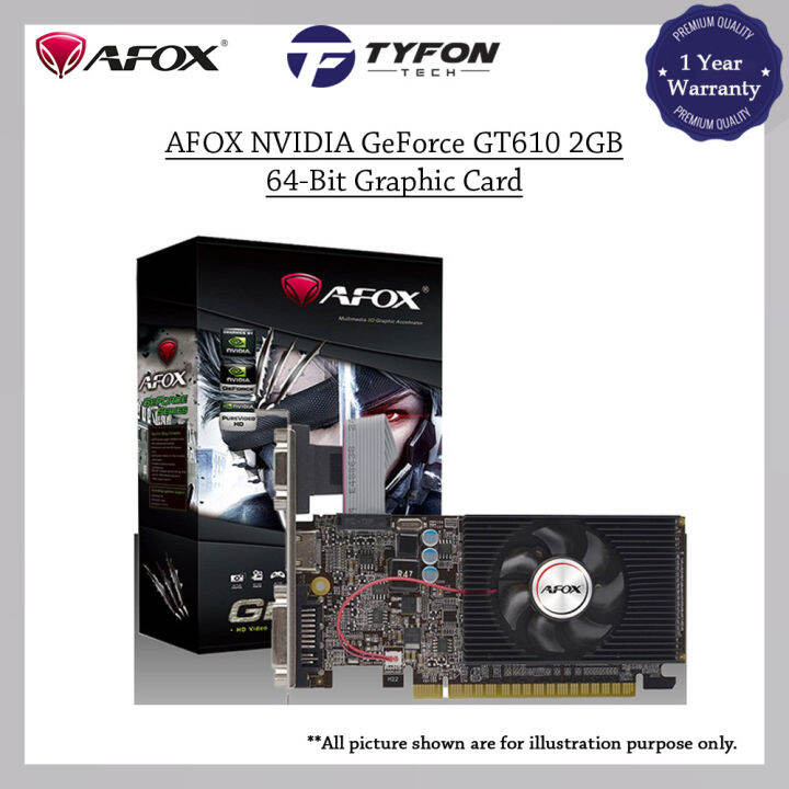 ciciglow GT610 Graphics Card, 1 GB DDR3 64 Bit PCI Express 2.0 X
