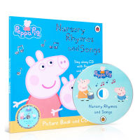 Original English version Peppa Pig pink piggy girl Peggy Nursery Rhymes and Songs with CD nursery rhyme classic nursery rhyme piggy Pepe pig