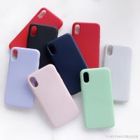 【LZ】❇♗◙  Case on For iphone X XS MAX XR Soft Silicone Candy Pudding Cover For iPhone X Xr Xs Max Case Flexible Gel Phone Protector case