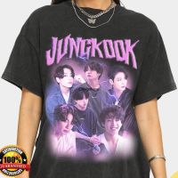 Jungkook เสื้อ Retro เสื้อ Vintage Jeon Jungkook ของขวัญ Army Jimin Jin Suga J Hope Rm ยาว Tee AS401