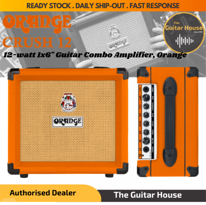 Orange Crush 12 12watt 1x6" Guitar Combo Amplifier, Orange (Crush12
