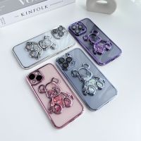 [14Promax] พร้อมส่งในไทย เคสสำหรับ iPhone case เคสไอโฟน เคสขอบม่วง เคสตู้น้ำหมี เคสคลุมกล้อง เคสกากเพชร 13,13Pro,13Promax,14,14Pro,14Promax