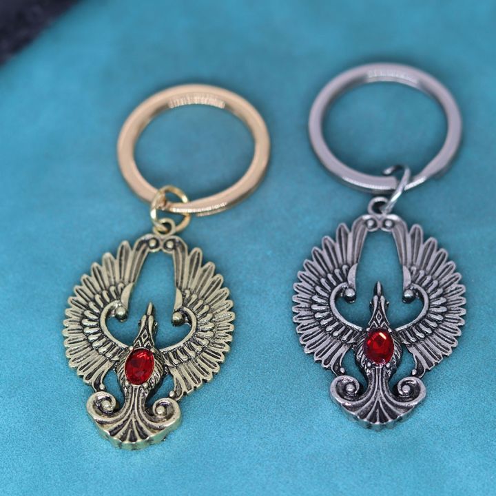 nedar-beautiful-phoenix-bird-angel-wing-pendant-keychain-red-zircon-eagle-key-chain-women-men-jewelry-unique-gifts-keyrings-key-chains