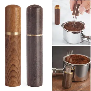 Espresso Coffee Stirrer Coffee Stirring Tamper Needle Coffee Tamper  Distributor Coffee Stirring WDT Tool Food-Grade Stainless Steel Needle Type  Coffee Powder Tamper Distributor 