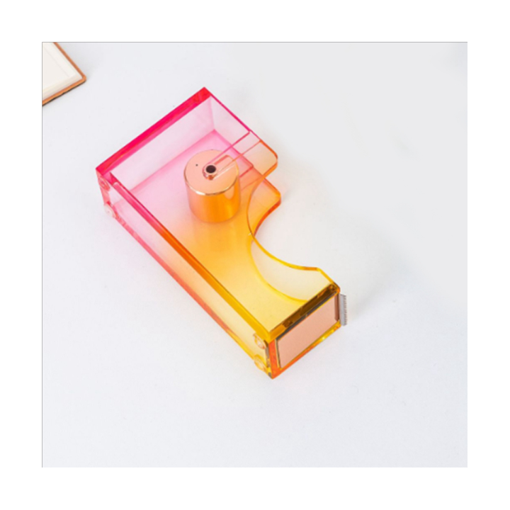 heavy-duty-cute-tape-dispenser-clear-acrylic-tape-cutter-with-non-skid-base-suitable-for-1-inch-core-tape