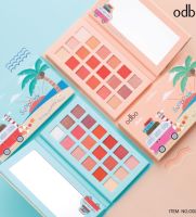 ⚡FLASH SALE⚡♡พร้อมส่ง OD243 ODBO SUNDOWN 18 COLOR EYESHADOW PALETTE โอดีบีโอ ซันดาวน์ เอธธีน คัลเลอร์ อายแชโดว์ พาเลท