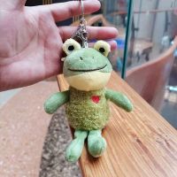 【cw】 1Pcs Frog Keychain Personality Big Eyes Soft Car Accessories Kidss