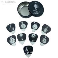 △♈✇ 18 Pack Universe series Guitar Picks With Tin Box Medium 0.71mm Celluloid Guitar Plectrum Guitar Accessories For Acoustic