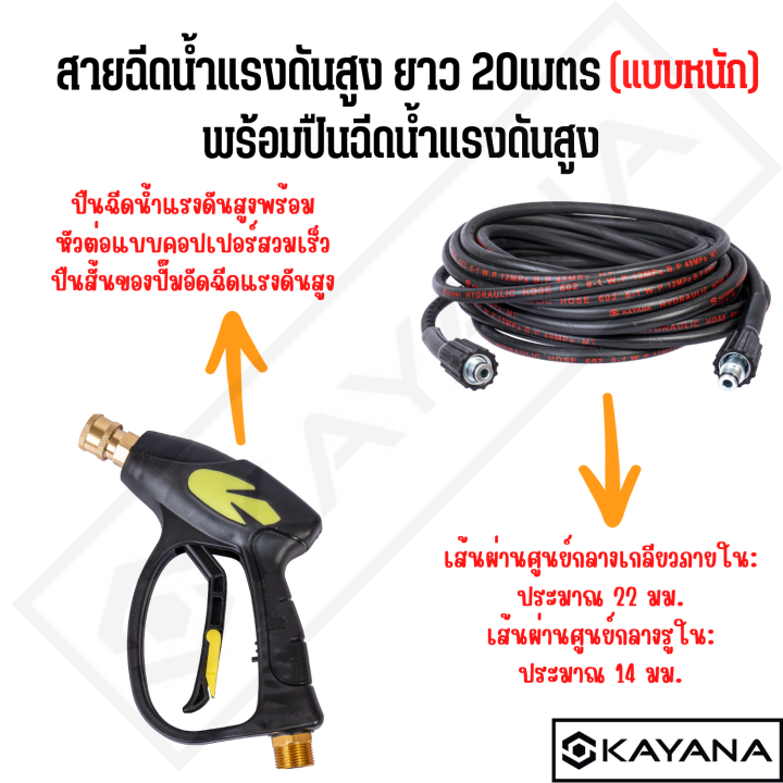 kayana-ของแท้-สายไฮดรอลิค-สายฉีดน้ำแรงดันสูง-แบบหนา-ยาว-20-เมตร-พร้อมปืนฉีดน้ำแรงดันสูงปลายปืนคอปเปอร์-set-สุดคุ้ม-คุ้มค่า-คุ้มราคา