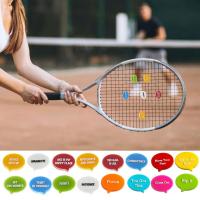 Tennis Racket Vibration Dampener 6/10 PCS Silicone Shock Absorbers with Fighting Slogan Dampener Tennis Racquet Tennis Accessories Tennis Racket Accessories clean