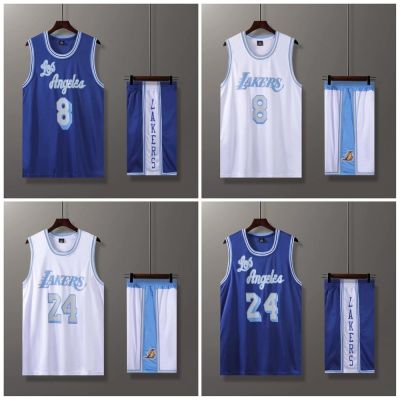 Retro Los Angeles Lakers Jersey Set Kobe Basketball Uniform Men