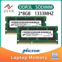 ใหม่สำหรับไมครอน16GB 2X8GB DDR3L 1333MHz PC3L-10600 1.35V 204Pin CL9หน่วยความจำหน่วยความจำแล็ปท็อป SODIMM โน๊ตบุ๊ค SDRAM